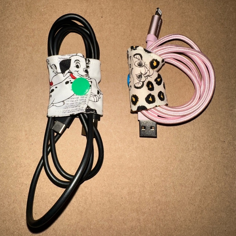 Handmade Cord Savers- Set of 2 Disney themed
